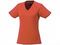 Модная женская футболка Amery  с коротким рукавом и V-образным вырезом, оранжевый, M