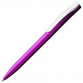 Ручка пластиковая шариковая Pin Silver, розовый металлик