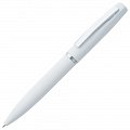 Ручка металлическая шариковая Bolt Soft Touch, белая
