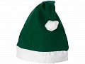 Новогодняя шапка, зеленый/белый, d17х38