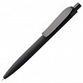 Ручка пластиковая шариковая Prodir QS03 PRP Tyre Soft Touch, черная