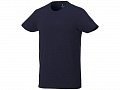 Мужская футболка Balfour с коротким рукавом из органического материала, темно-синий, L
