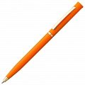 Ручка пластиковая шариковая Euro Gold, оранжевая