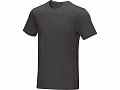 Мужская футболка Azurite с коротким рукавом, изготовленная из натуральных материалов, storm grey, XS