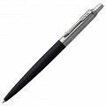 Ручка металлическая шариковая Parker Jotter Core K63, черный с серебристым