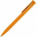Ручка пластиковая шариковая Liberty Polished, оранжевая