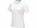 Женская футболка Azurite с коротким рукавом, изготовленная из натуральных материалов, белый, M