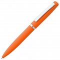 Ручка металлическая шариковая Bolt Soft Touch, оранжевая