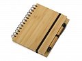 Блокнот Bamboo tree с ручкой, 14,5х18х1,9