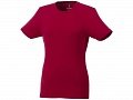 Женская футболка Balfour с коротким рукавом из органического материала, красный, S