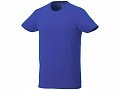 Мужская футболка Balfour с коротким рукавом из органического материала, синий, XL
