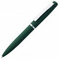 Ручка металлическая шариковая Bolt Soft Touch, зеленая