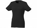 Женская футболка Balfour с коротким рукавом из органического материала, черный, XL