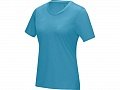 Женская футболка Azurite с коротким рукавом, изготовленная из натуральных материалов, nxt blue, S