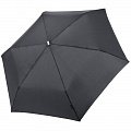 Зонт складной Fiber Alu Flach, серый