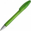 Ручка пластиковая шариковая Moon, зеленая