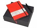 Подарочный набор Bruno Visconti Megapolis Soft: ежедневник А5 недат., ручка шарик., красный/черный, 23,5х20х6