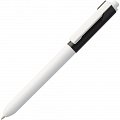 Ручка пластиковая шариковая Hint Special, белая с черным