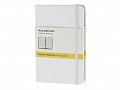 Записная книжка Moleskine Classic (в клетку), Pocket (9х14 см), белый, 9х14х1,5
