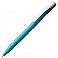 Ручка пластиковая шариковая Pin Silver, голубой металлик