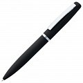 Ручка металлическая шариковая Bolt Soft Touch, черная