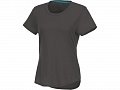 Женская футболка Jade из переработанных материалов с коротким рукавом, storm grey, XL