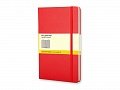 Записная книжка Moleskine Classic (в клетку), Pocket (9х14 см), красный, 9х14х1,5