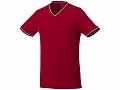 Мужская футболка Elbert с коротким рукавом, красный/темно-синий/белый, L