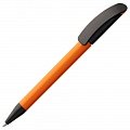 Ручка пластиковая шариковая Prodir DS3 TPP Special, оранжевая с черным