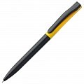 Ручка пластиковая шариковая Pin Special, черно-желтая