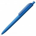 Ручка пластиковая шариковая Prodir DS8 PRR-T Soft Touch, голубая