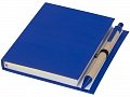 Цветной комбинированный блокнот с ручкой, синий, 1,7x13,8x12