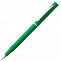 Ручка пластиковая шариковая Euro Chrome, зеленая