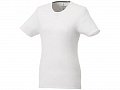 Женская футболка Balfour с коротким рукавом из органического материала, белый, 2XL