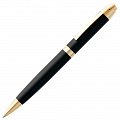 Ручка металлическая шариковая Razzo Gold, черная