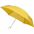 картинка Складной зонт Alu Drop S, 3 сложения, механический, желтый (горчичный)