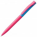 Ручка пластиковая шариковая Pin Special, розово-голубая