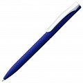 Ручка пластиковая шариковая Pin Soft Touch, синяя
