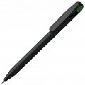 Ручка пластиковая шариковая Prodir DS1 TMM Dot, черная с зеленым