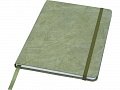 Блокнот Breccia, формат А5, с листами из каменной бумаги, зеленый, 21х14,5х1