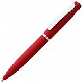 Ручка металлическая шариковая Bolt Soft Touch, красная