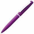 Ручка металлическая шариковая Bolt Soft Touch, фиолетовая