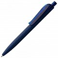 Ручка пластиковая шариковая Prodir QS01 PRT-T Soft Touch, синяя