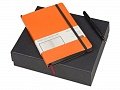 Подарочный набор Bruno Visconti Megapolis Soft: ежедневник А5 недат., ручка шарик., оранжев/черный, 23,5х20х6