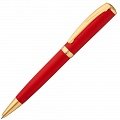 Ручка металлическая шариковая Forza, красная с золотистым