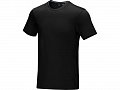 Мужская футболка Azurite с коротким рукавом, изготовленная из натуральных материалов, черный, L