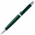 Ручка металлическая шариковая Razzo Chrome, зеленая