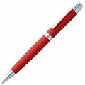 Ручка металлическая шариковая Razzo Chrome, красная
