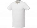 Мужская футболка Balfour с коротким рукавом из органического материала, белый, XS