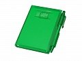 Записная книжка Альманах с ручкой, зеленый, 8,2х10,8х1,2